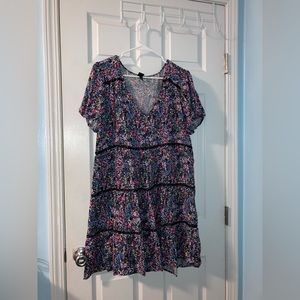 Floral mini dress